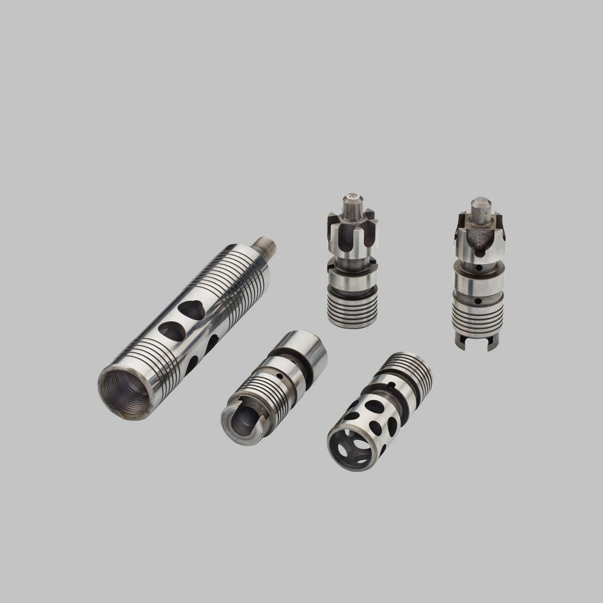 Turned components for hydraulics